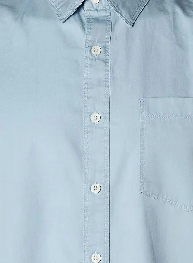 Lee Cooper  Lee Cooper Men Regular Fit Collared Long Sleeve Shirt for Men | Best Price UAE